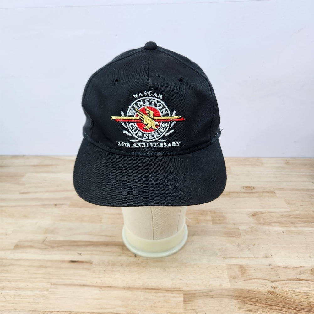 Vintage Nascar Winston Cup Series 25th Anniversary Hat Cap Black
